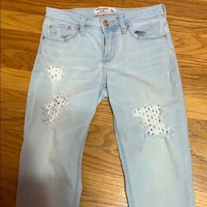 Abercrombie girlfriend jeans